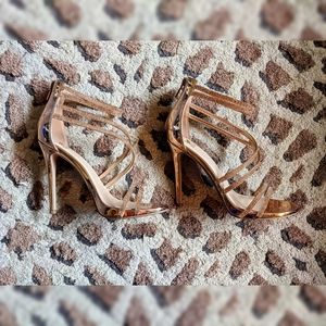 Shiekh Carrie Rose Gold Heels